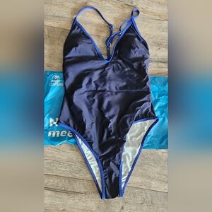 Cupshe Blue One Piece Swimsuit